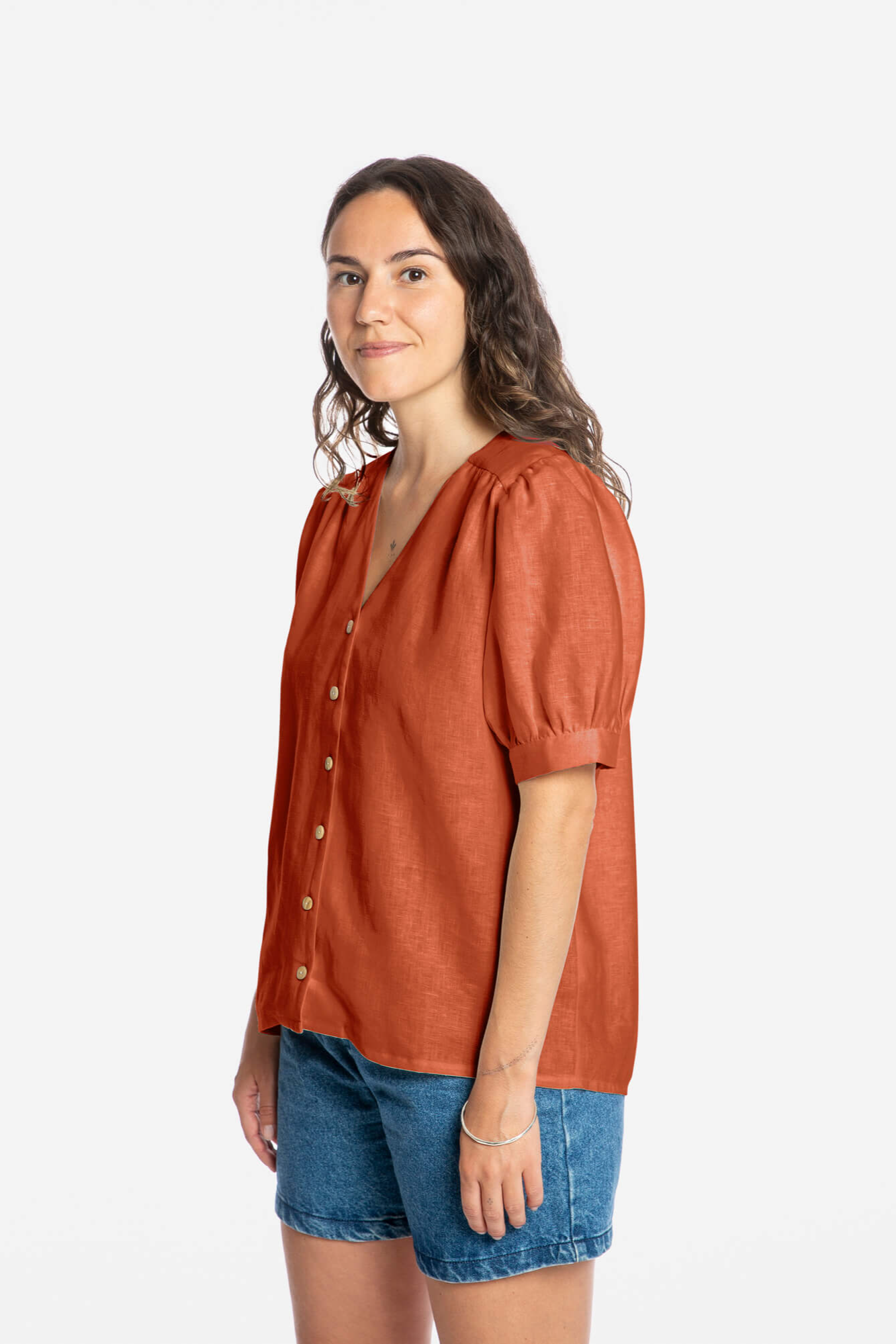 Image of MATONA dames vegan Blouse Day Rooibos