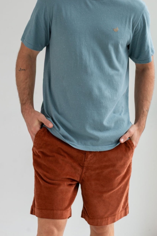 TWOTHIRDS Herren vegan Shorts Kabak Kokosnussschale Braun