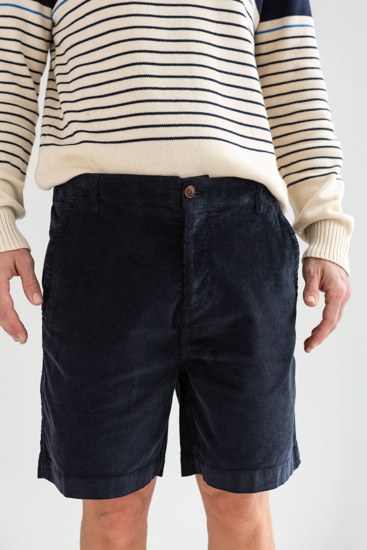 TWOTHIRDS Herren vegan Shorts Kabak Dunkelblau