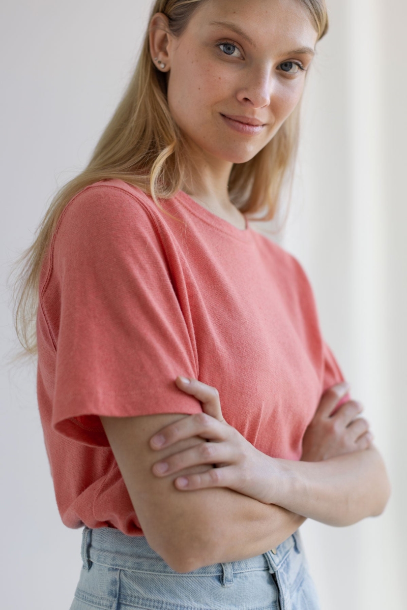 Image of TWOTHIRDS dames vegan Top Adele Roze