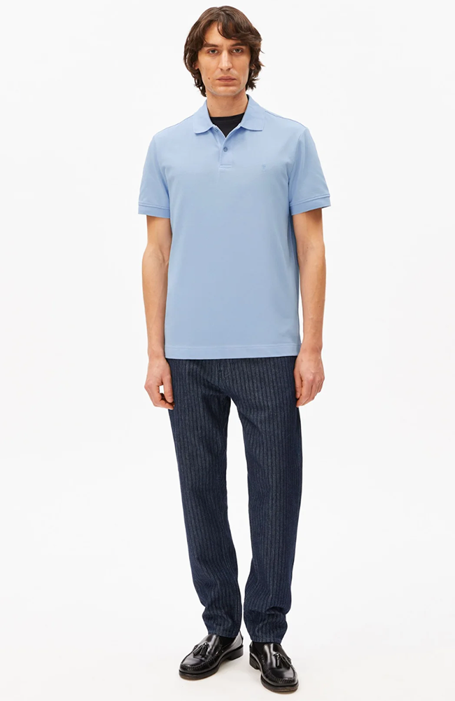 ARMEDANGELS Polo Maario Wedgwood Blue