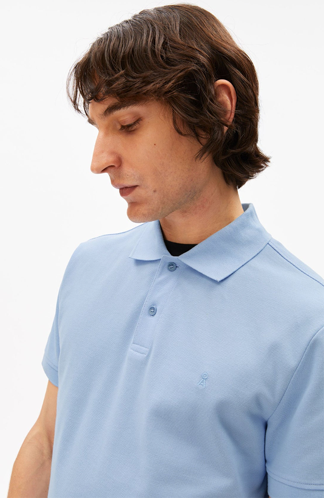 ARMEDANGELS Polo Maario Wedgwood Blue