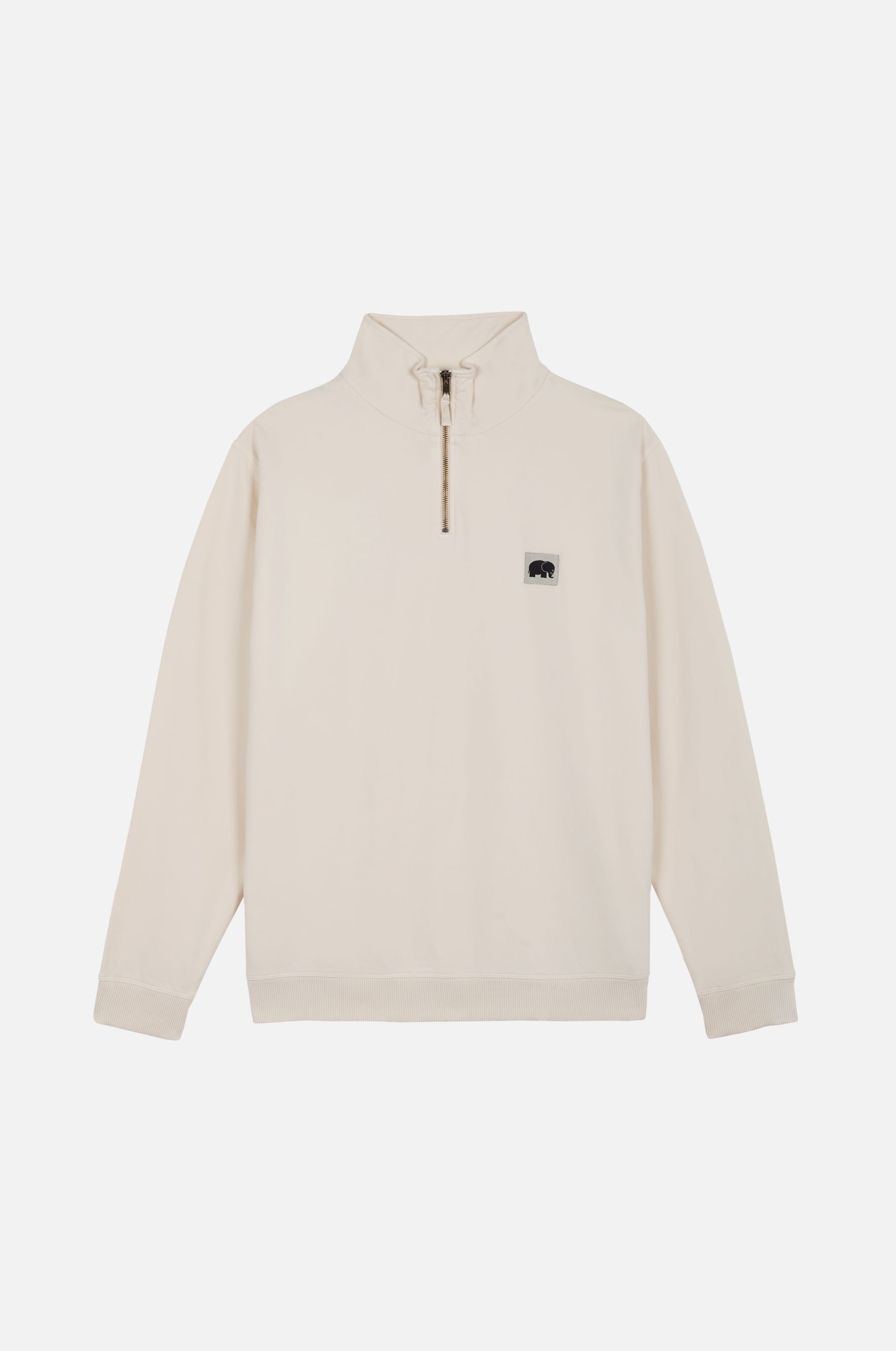 Trendsplant men vegan Sweater Quarter Zip Sant Miquel Whitewashed Walls