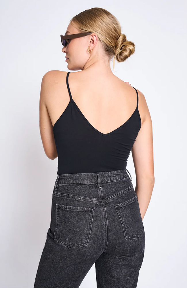 JAN 'N JUNE womens vegan Top Matilda Black