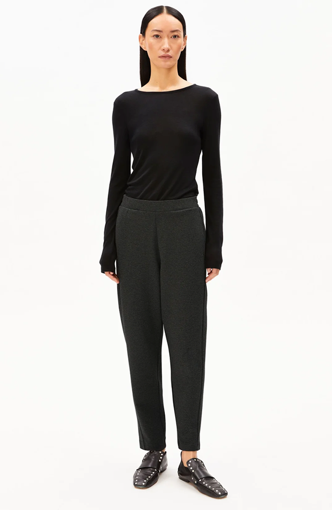 ARMEDANGELS womens vegan Pants Magdaalena Steel Melange