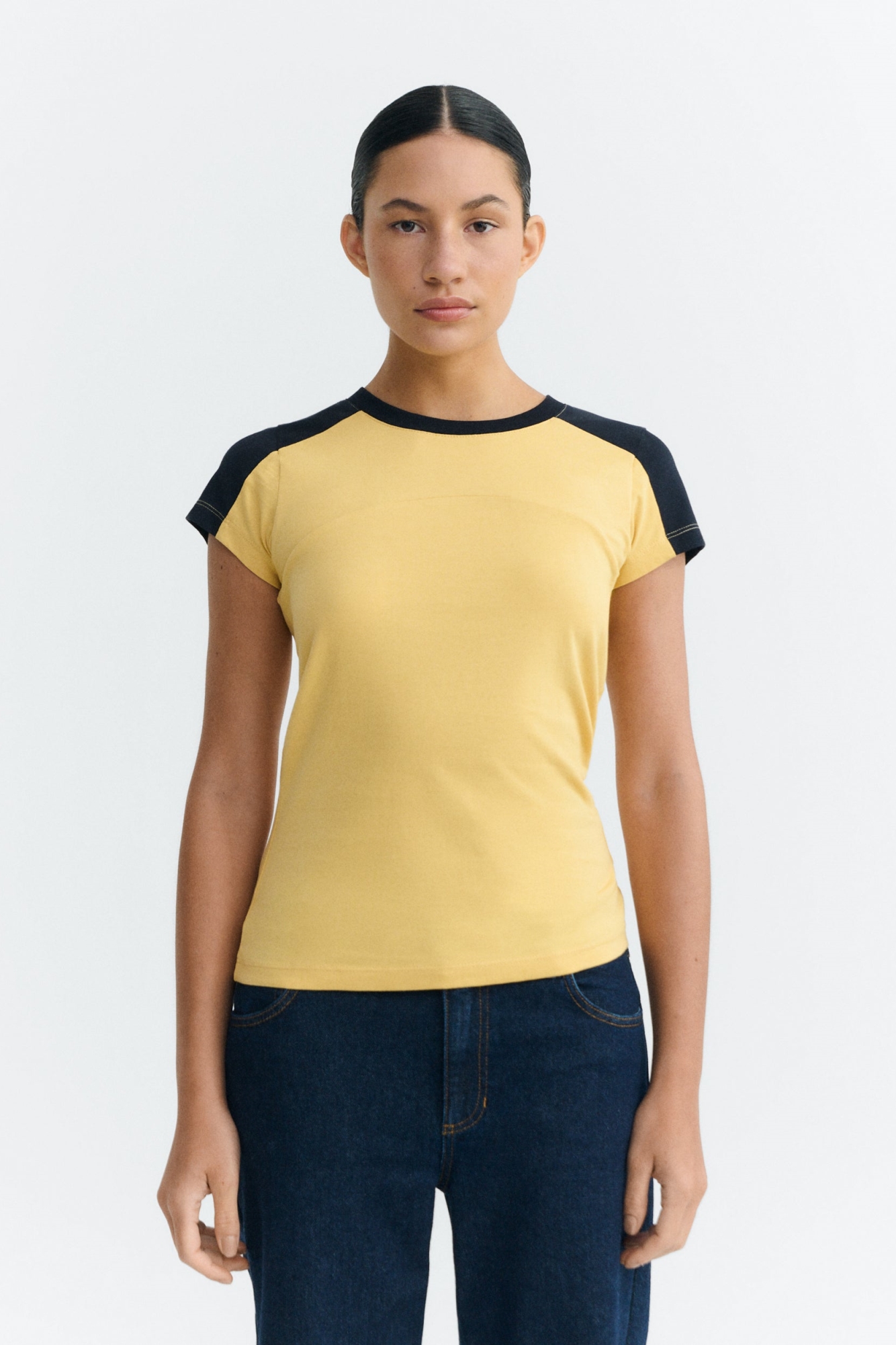 Image of Thinking MU dames vegan T-Shirt Selma Geel
