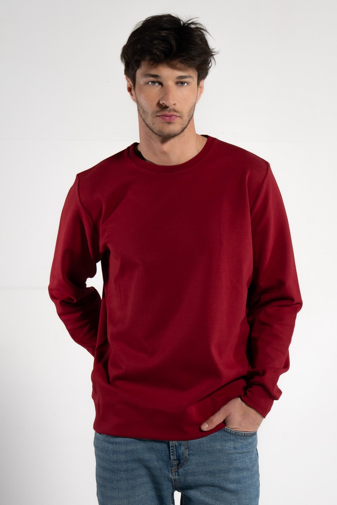 GORG men vegan Sweatshirt Bordeaux