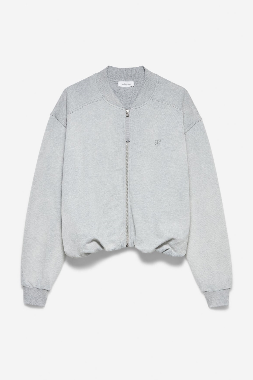 Image of Alchemist dames vegan Bomberjack Daria Grijs Melange
