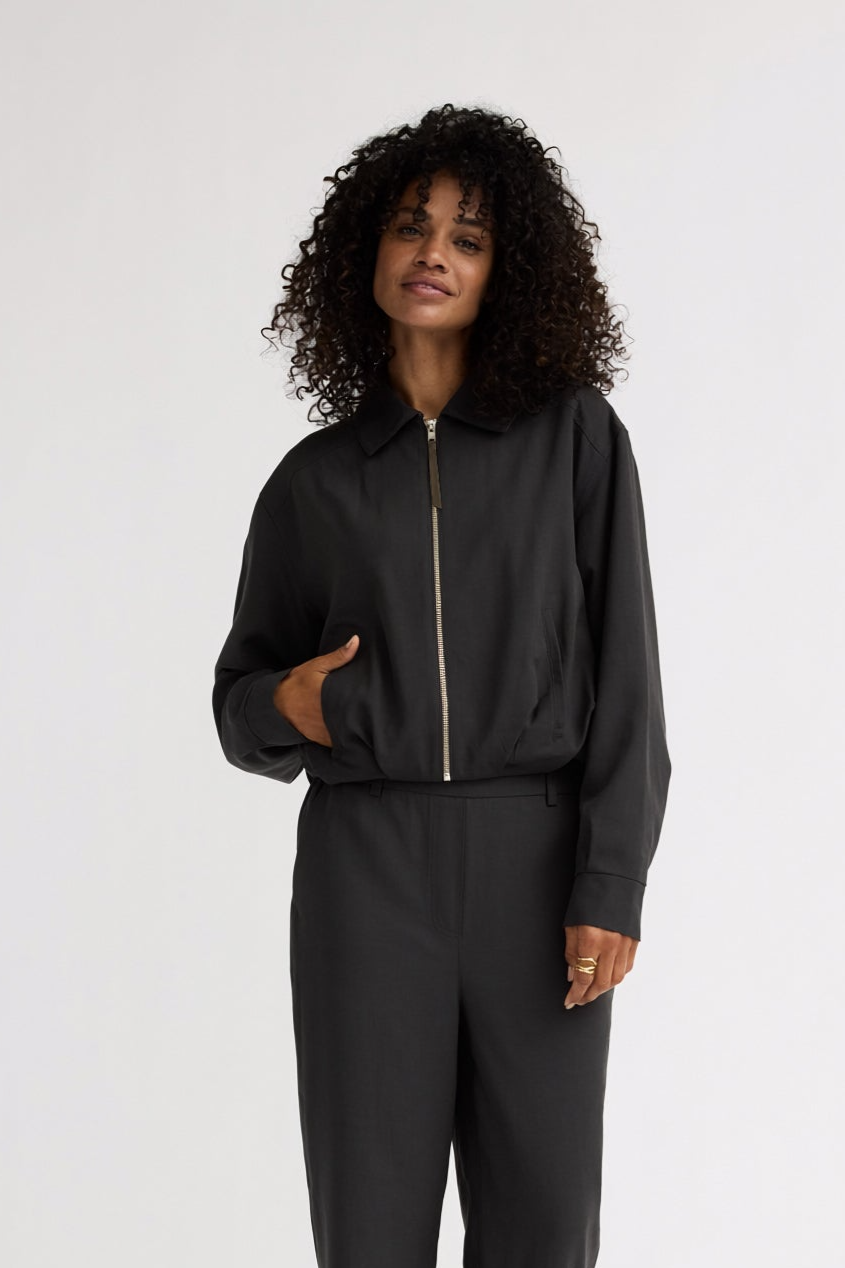 Image of Alchemist dames vegan Bomberjack Luki Antraciet