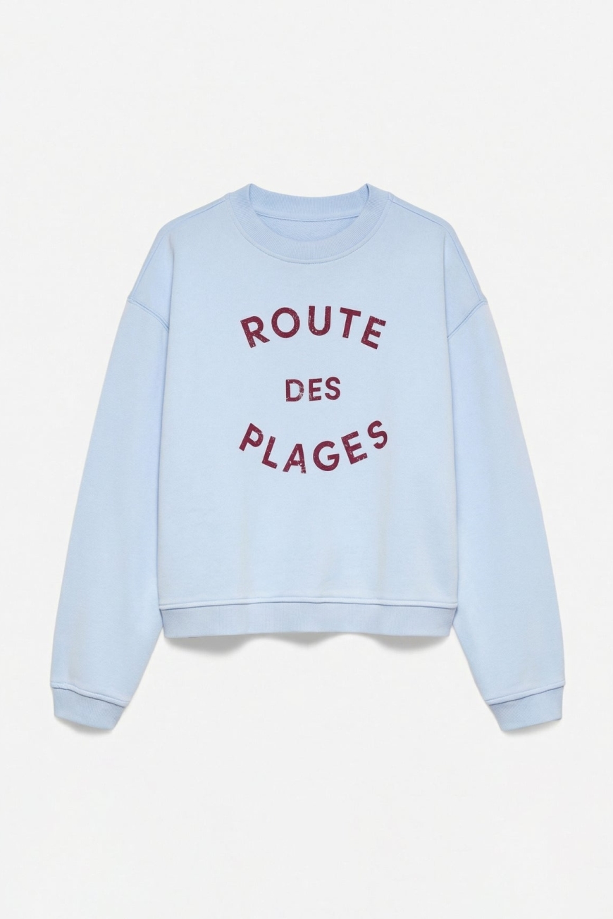 Image of Alchemist dames vegan Trui Isla Vervaagd Blauw