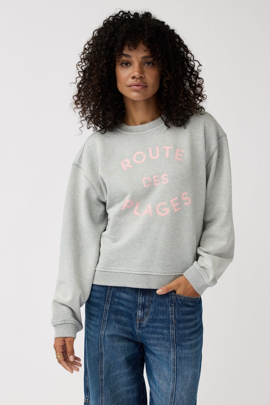 Image of Alchemist dames vegan Trui Isla Grijs Melange