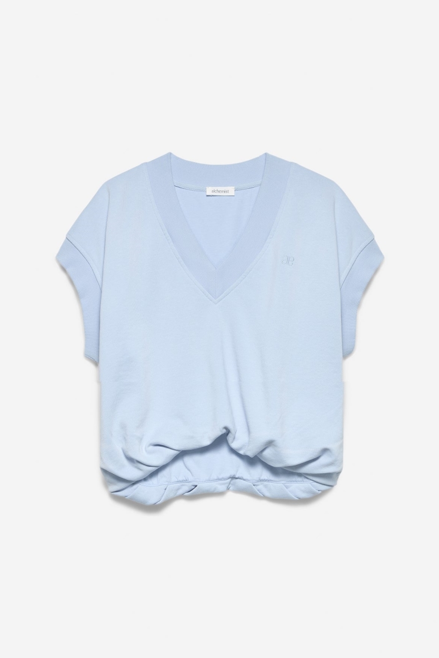 Image of Alchemist dames vegan Top Ola Faded Blue