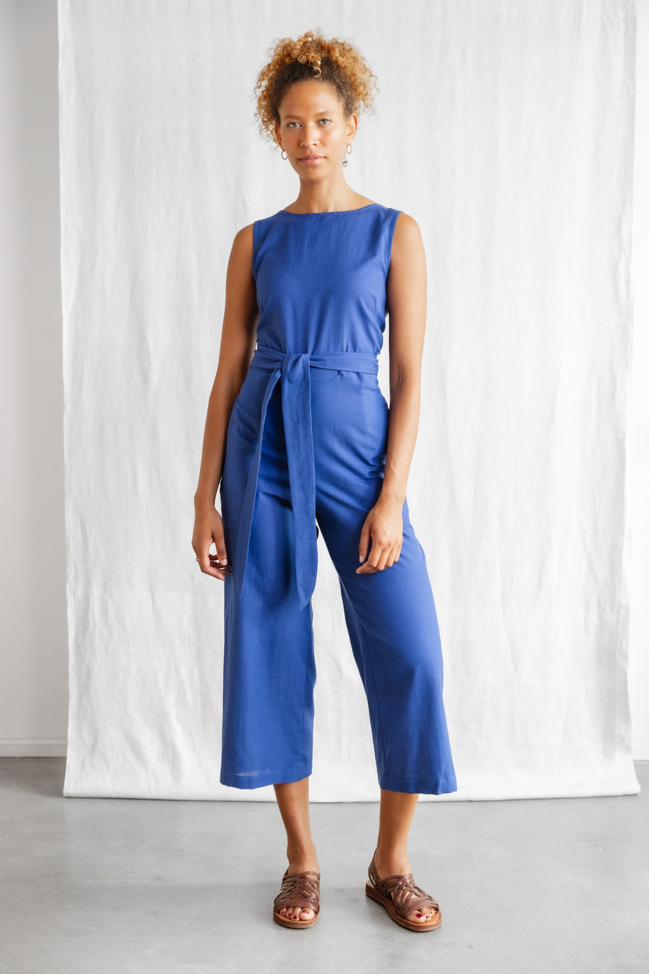 Jyoti Fair Works Jumpsuit Anusha Kobaltblauw