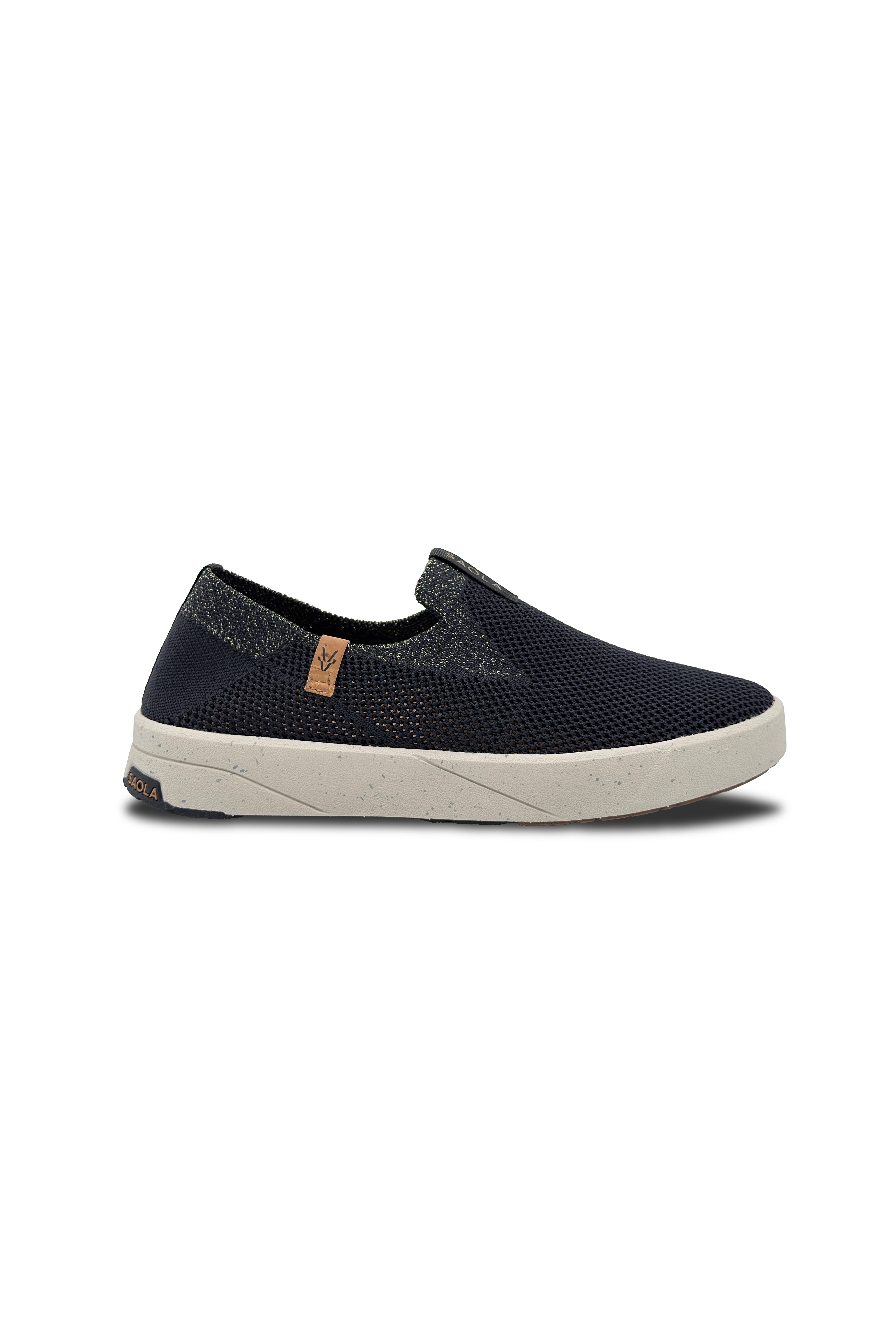 Image of SAOLA dames vegan Sneakers Voor Dames Bali Zwart Goud