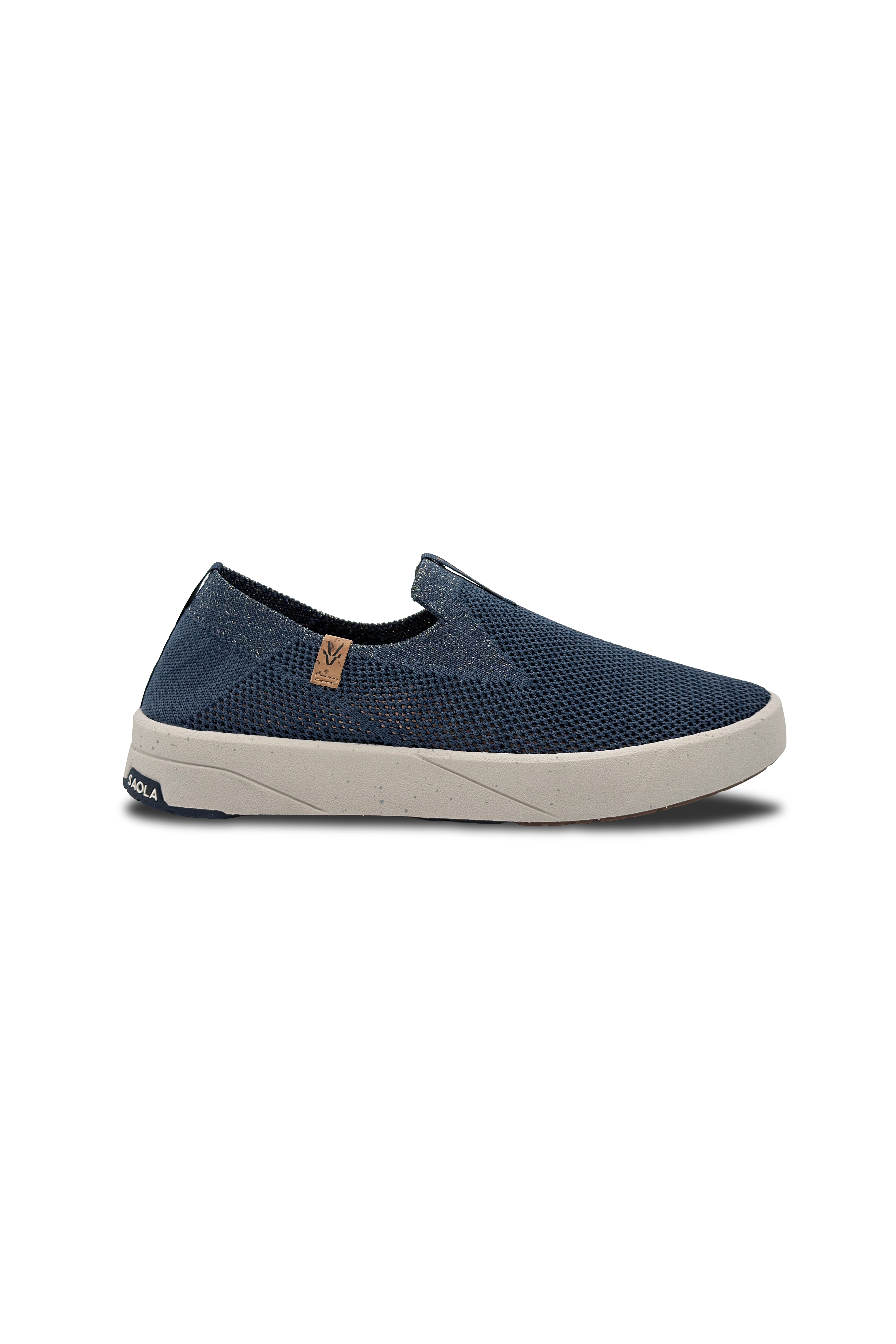 Image of SAOLA dames vegan Sneakers Voor Dames Bali Navy Gold
