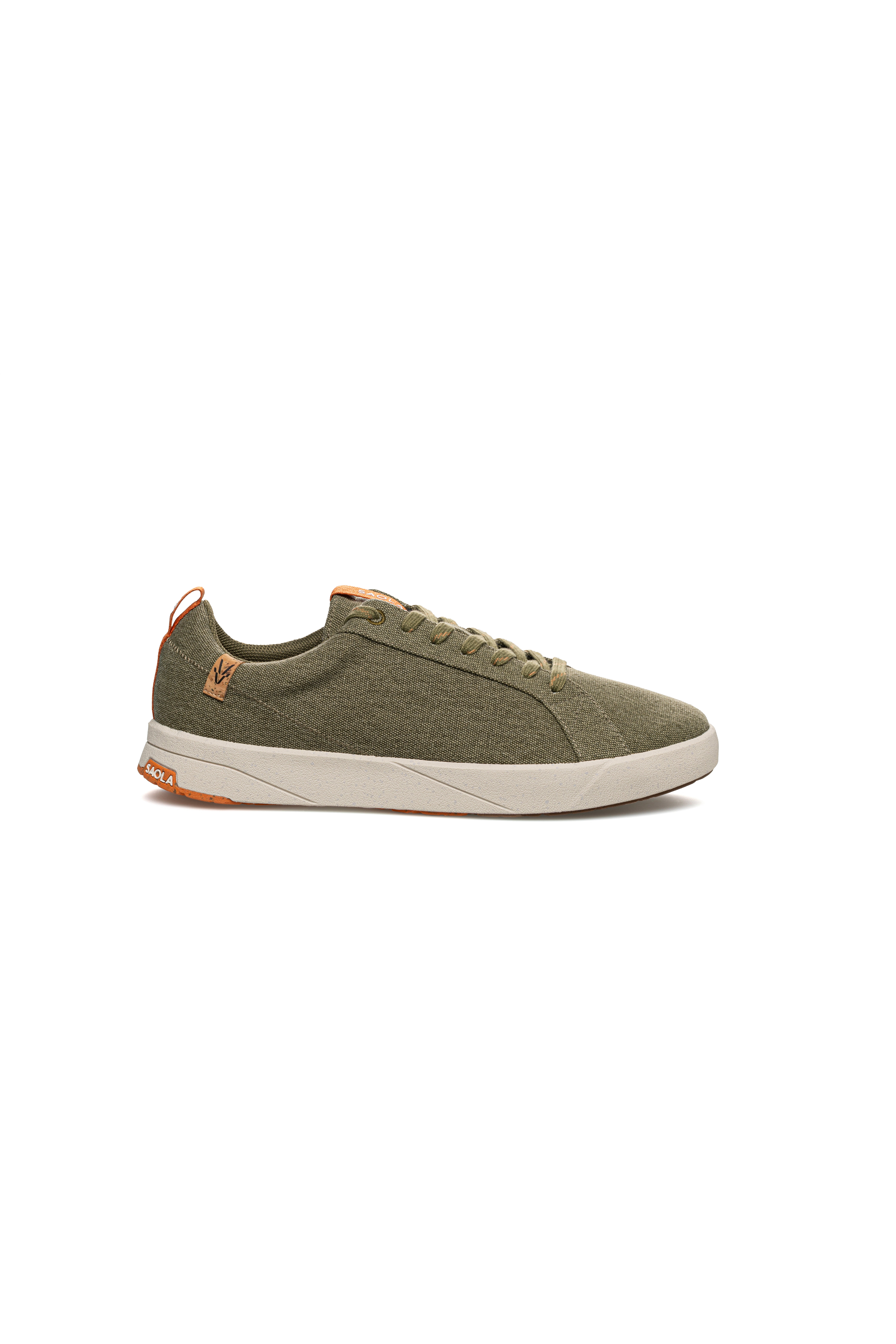 Image of SAOLA mannen vegan Sneakers Voor Heren Cannon Canvas 2.0 Burnt Olive