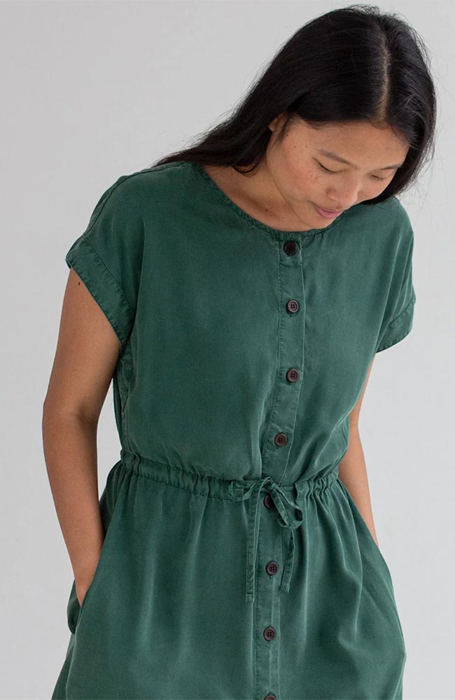TWOTHIRDS womens vegan Dress Marasusa Green