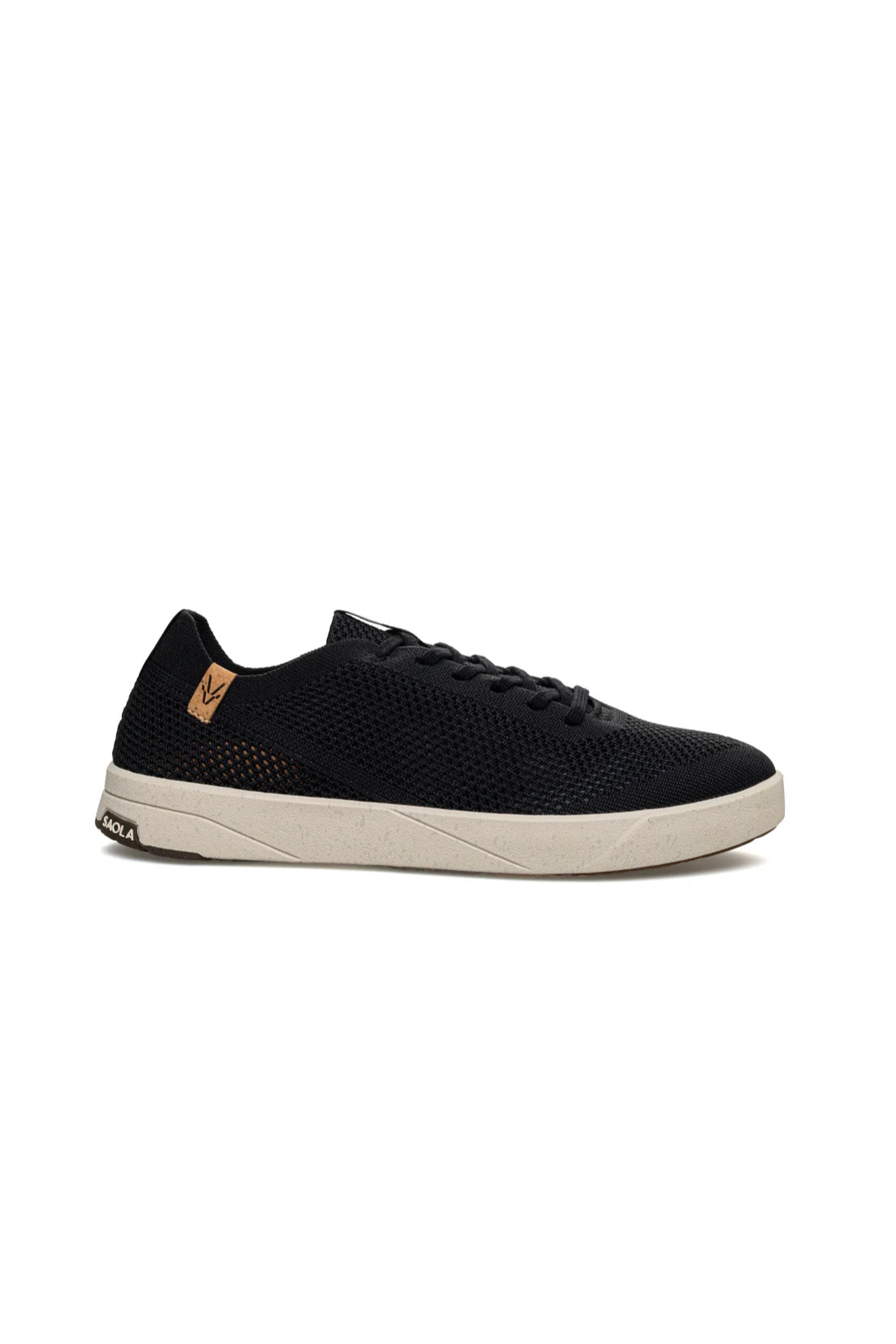 Image of SAOLA dames vegan Sneakers Dames Ezo Zwart