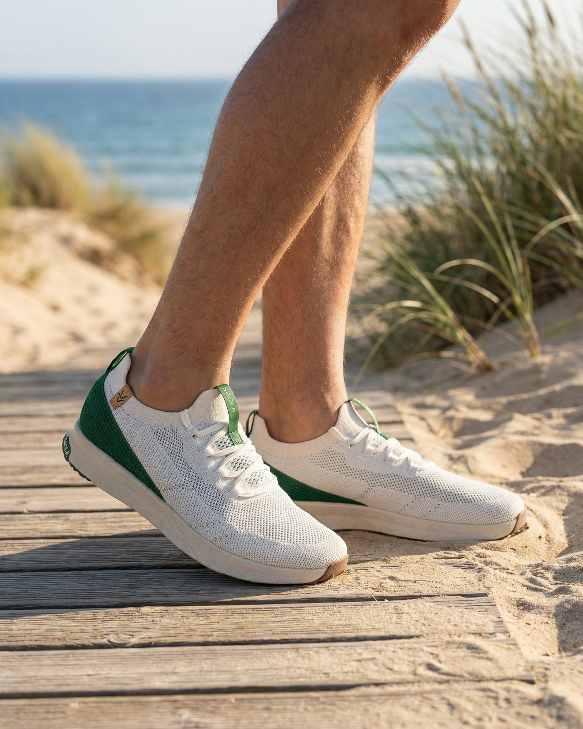 SAOLA men vegan Sneakers Men Tsavo 3 White Forest