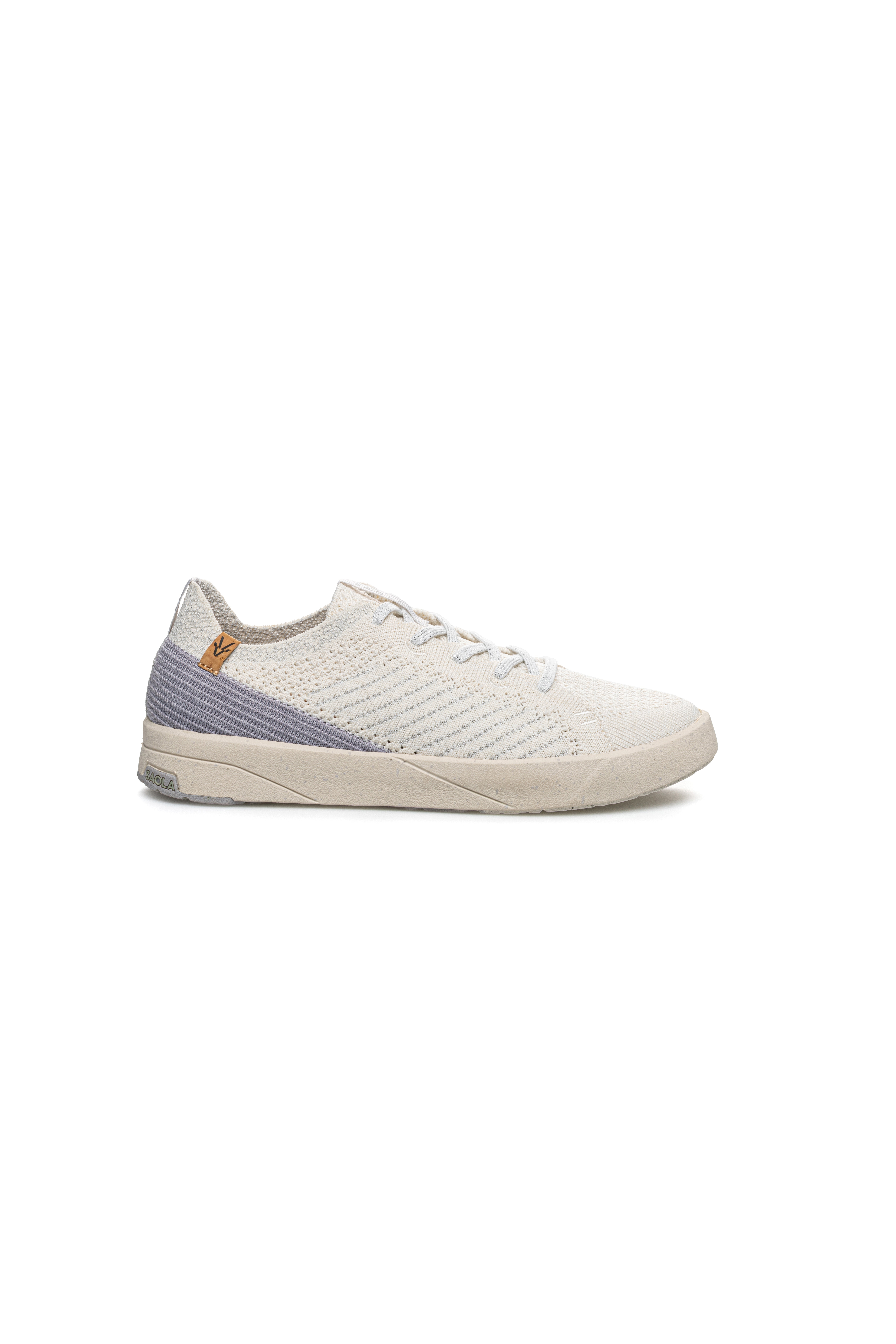 Image of SAOLA dames vegan Sneakers Voor Dames Cannon Knit 3 Wit Mauve
