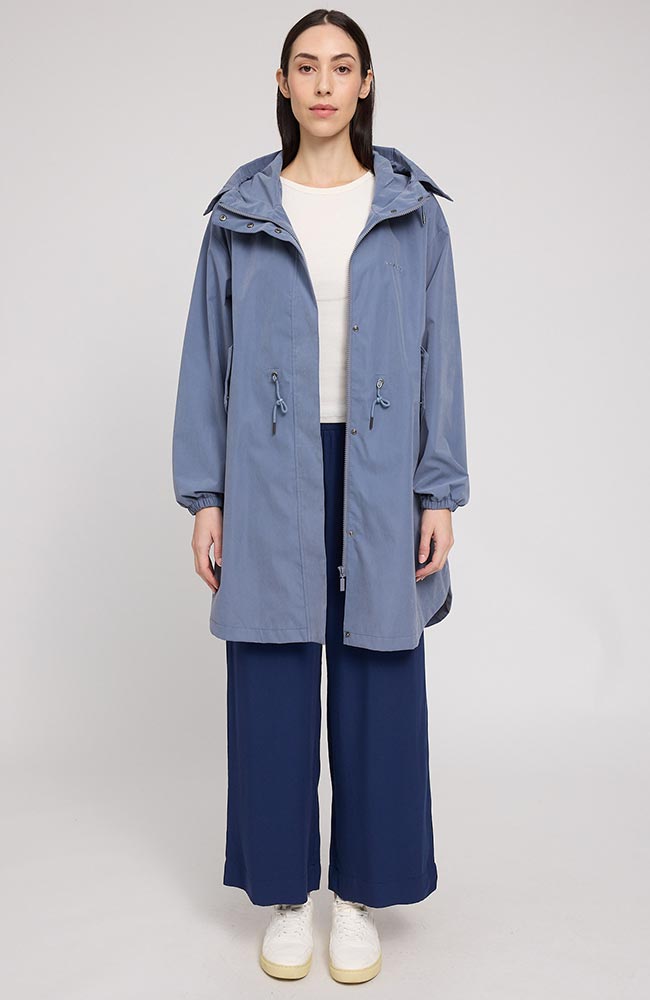 Mazine womens vegan Parka Light Slate Blue
