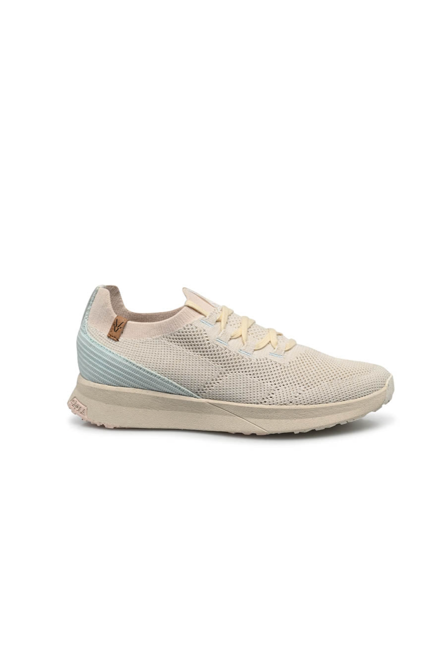 Image of SAOLA dames vegan Sneakers Dames Tsavo 3 Wit Lichtblauw