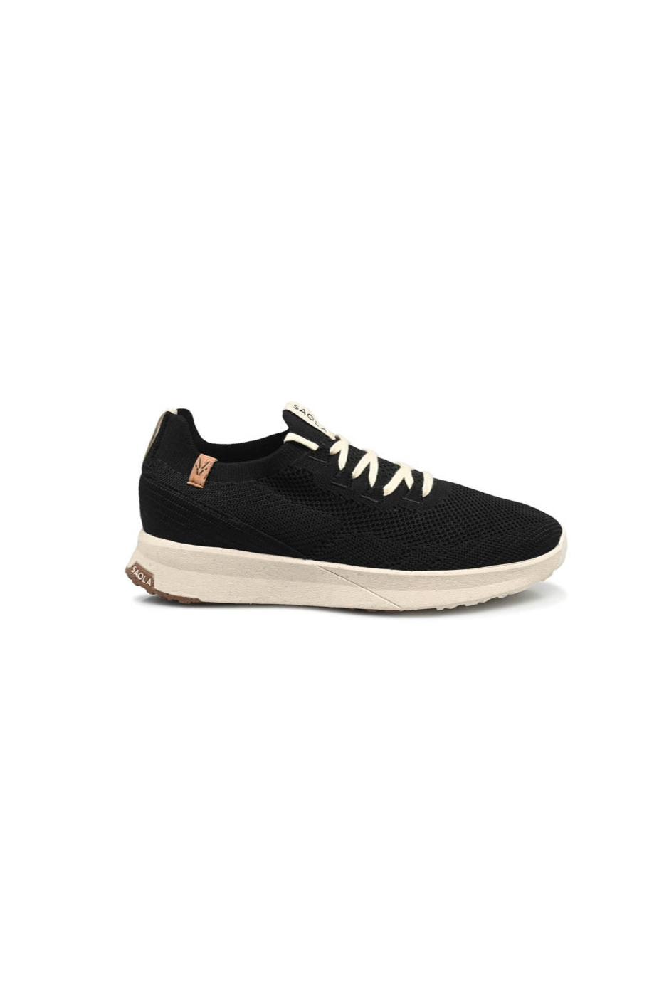 Image of SAOLA dames vegan Sneakers Dames Tsavo 3 Zwart