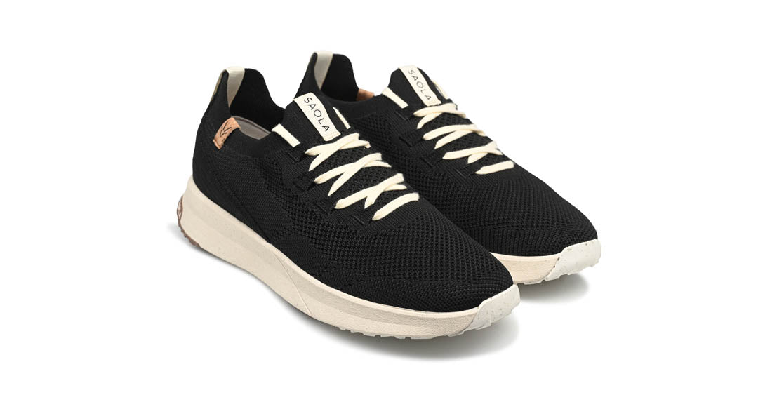 SAOLA womens vegan Sneakers Women Tsavo 3 Black