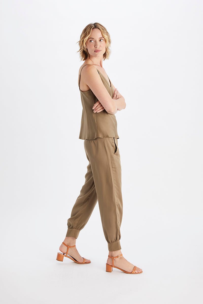 Neu Nomads womens vegan Tops Bias Khaki
