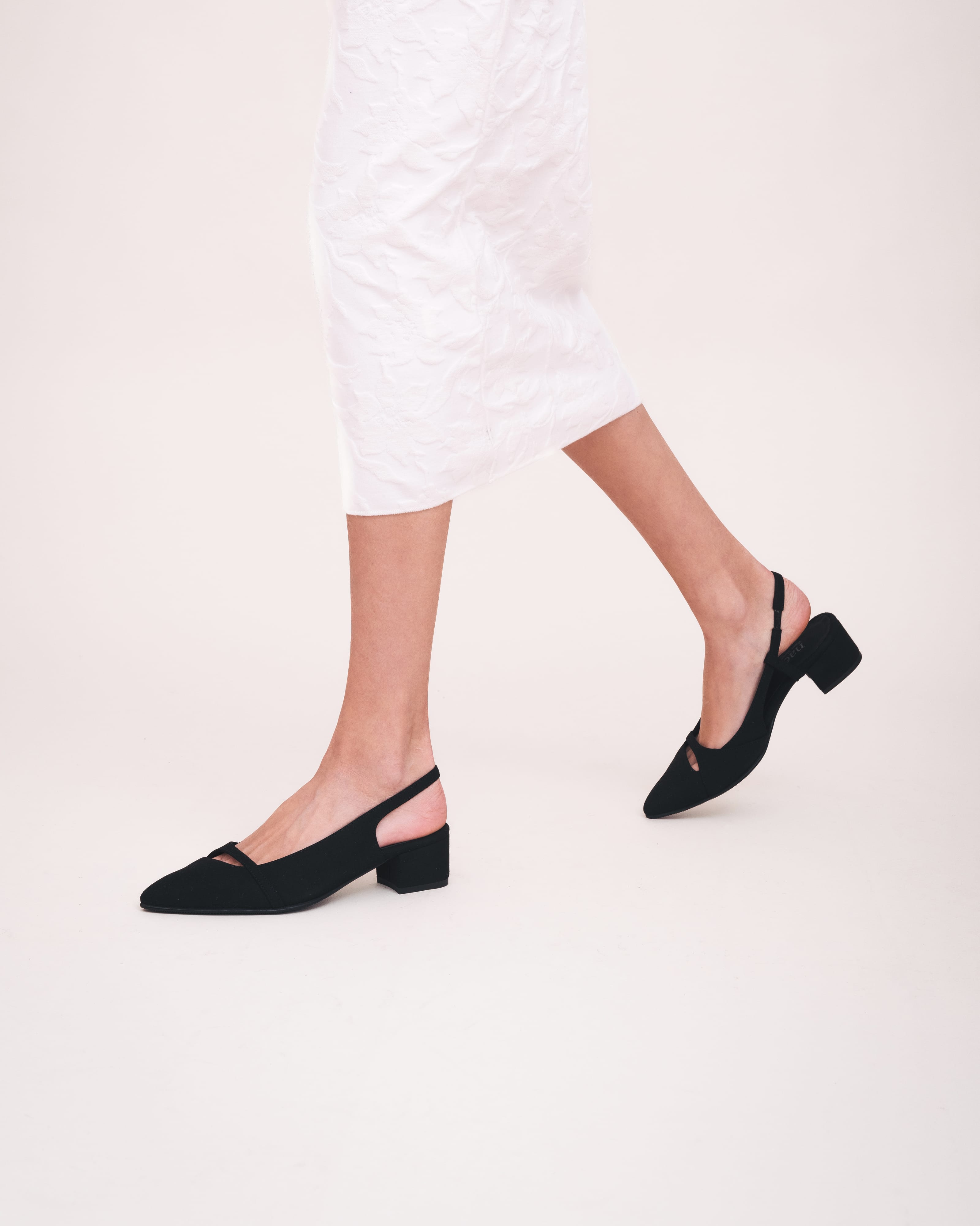 NAE womens vegan Pumps Solane Black