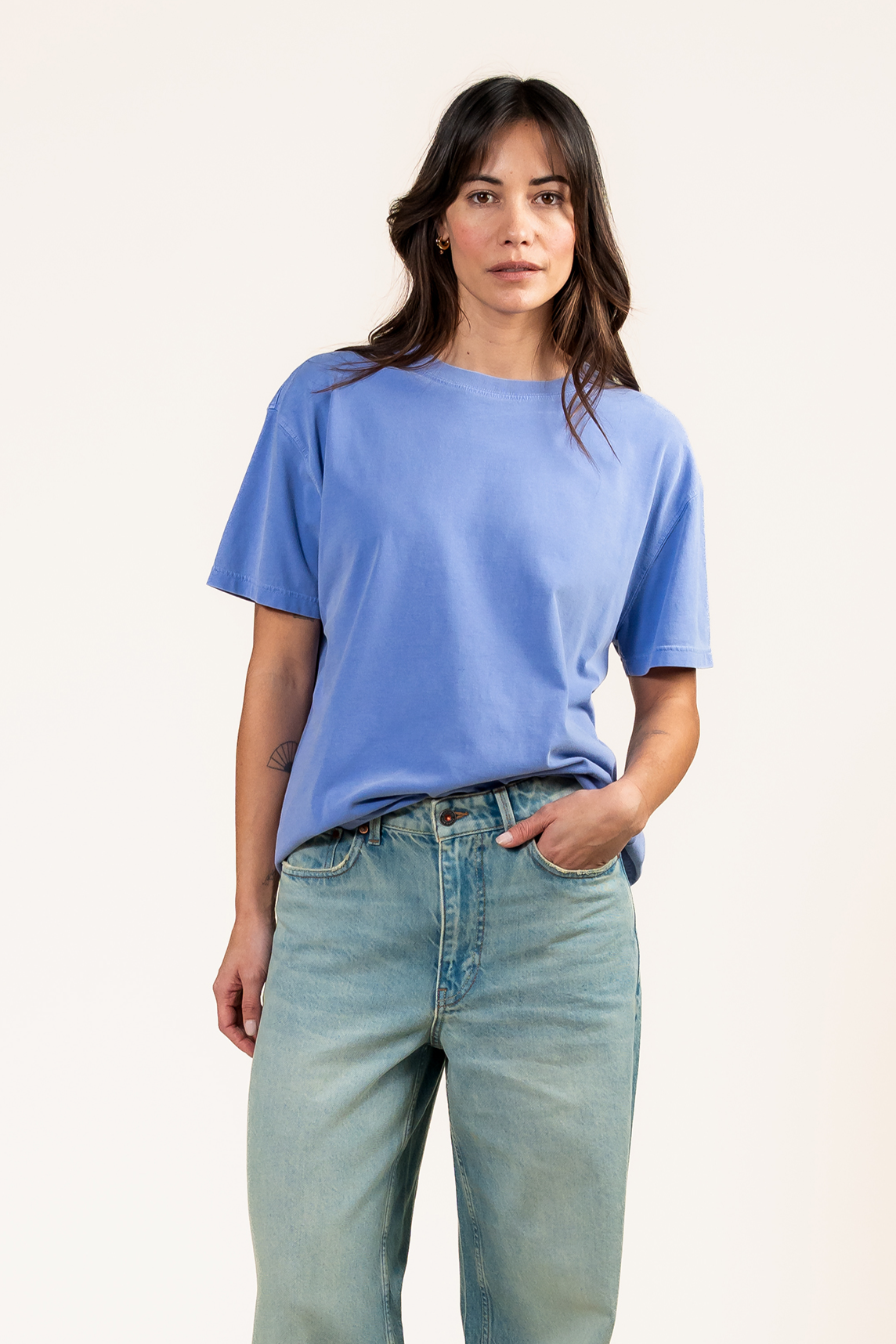 Image of Kuyichi dames vegan T-Shirt Faye Violet