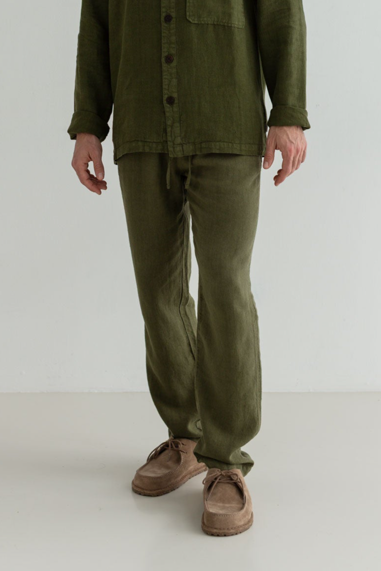 Image of TWOTHIRDS mannen vegan Broek Kotomo Codium Groen