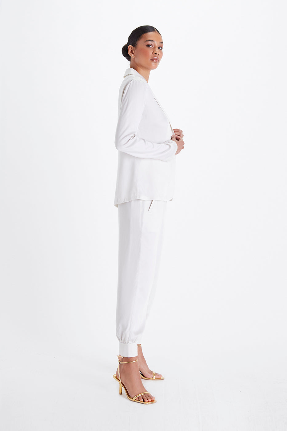 Neu Nomads womens vegan Pants Allie Ankle Snow White