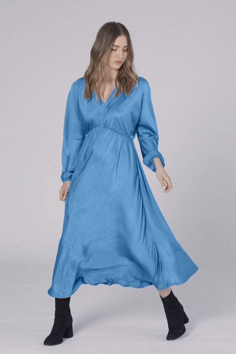 Image of Neu Nomads dames vegan Jurk Helena Azure