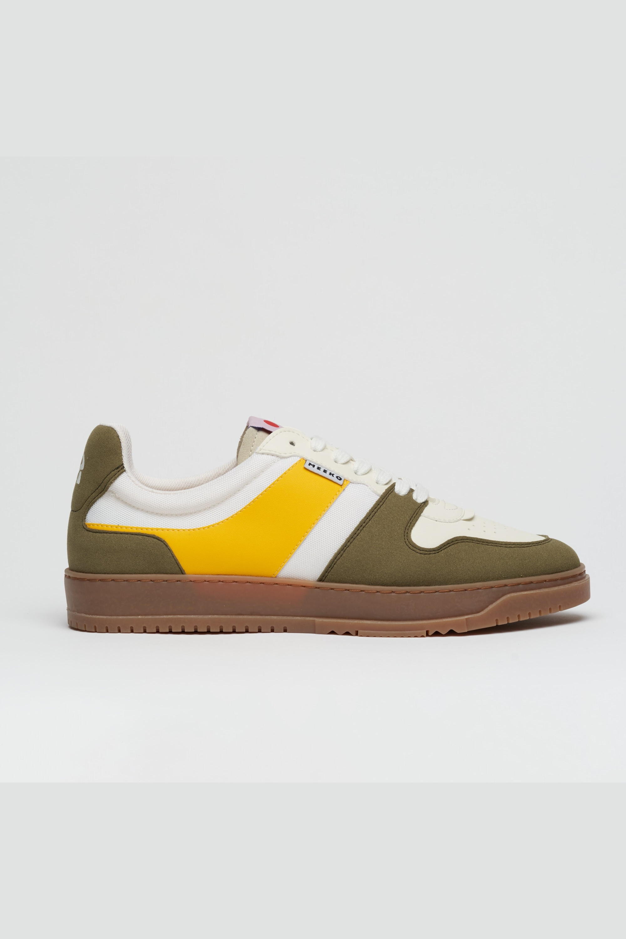 Image of MEEKO mannen vegan Sneakers Kiboko Cordura Jungle Olijfgroen