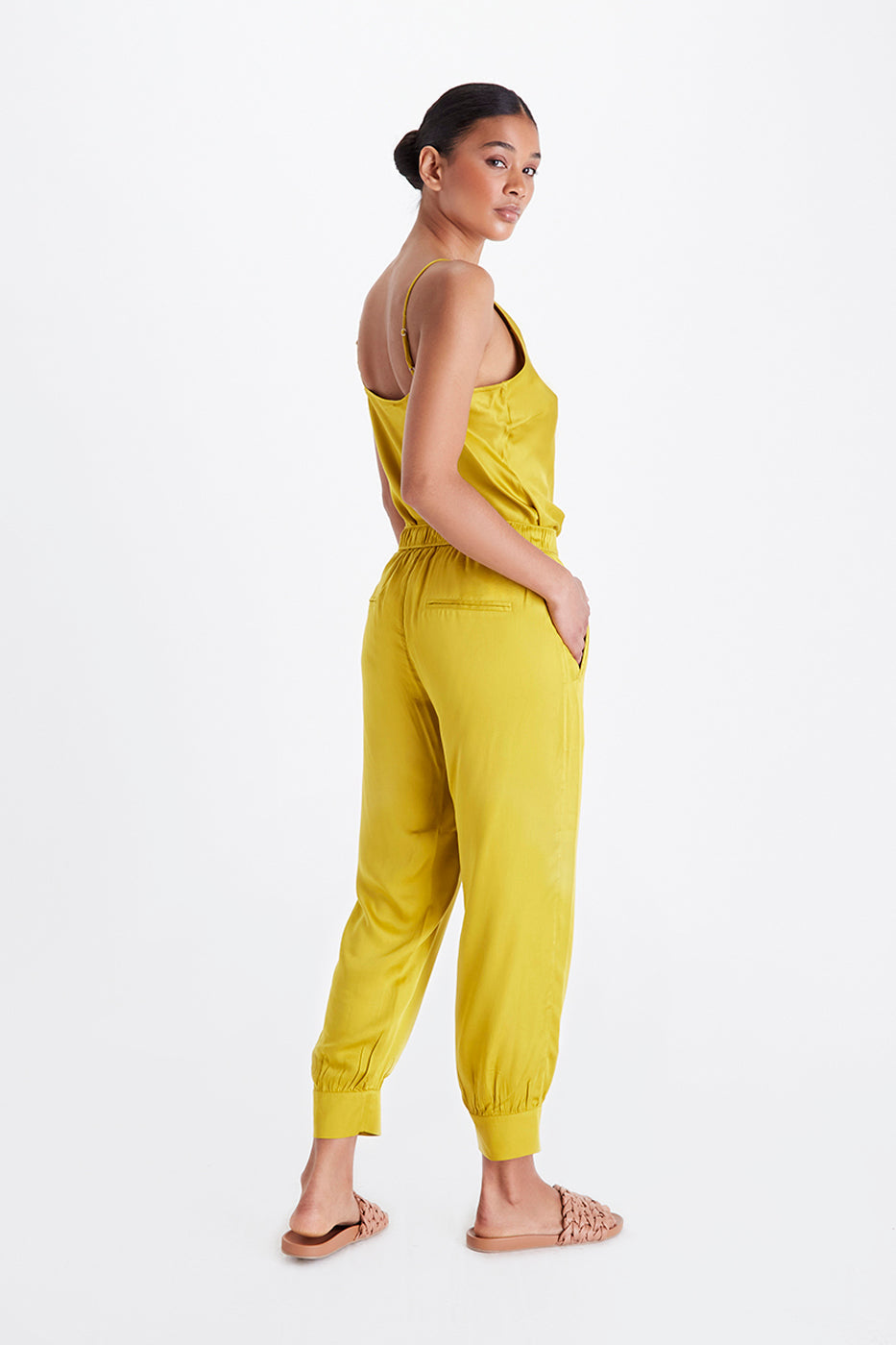 Neu Nomads womens vegan Pants Allie Ankle Mustard Yellow