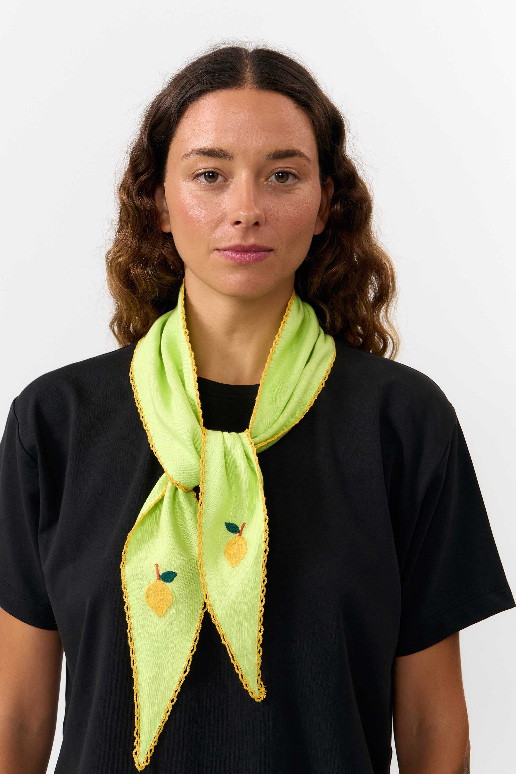 SUITE13LAB womens vegan Bandana Neris Apple Green