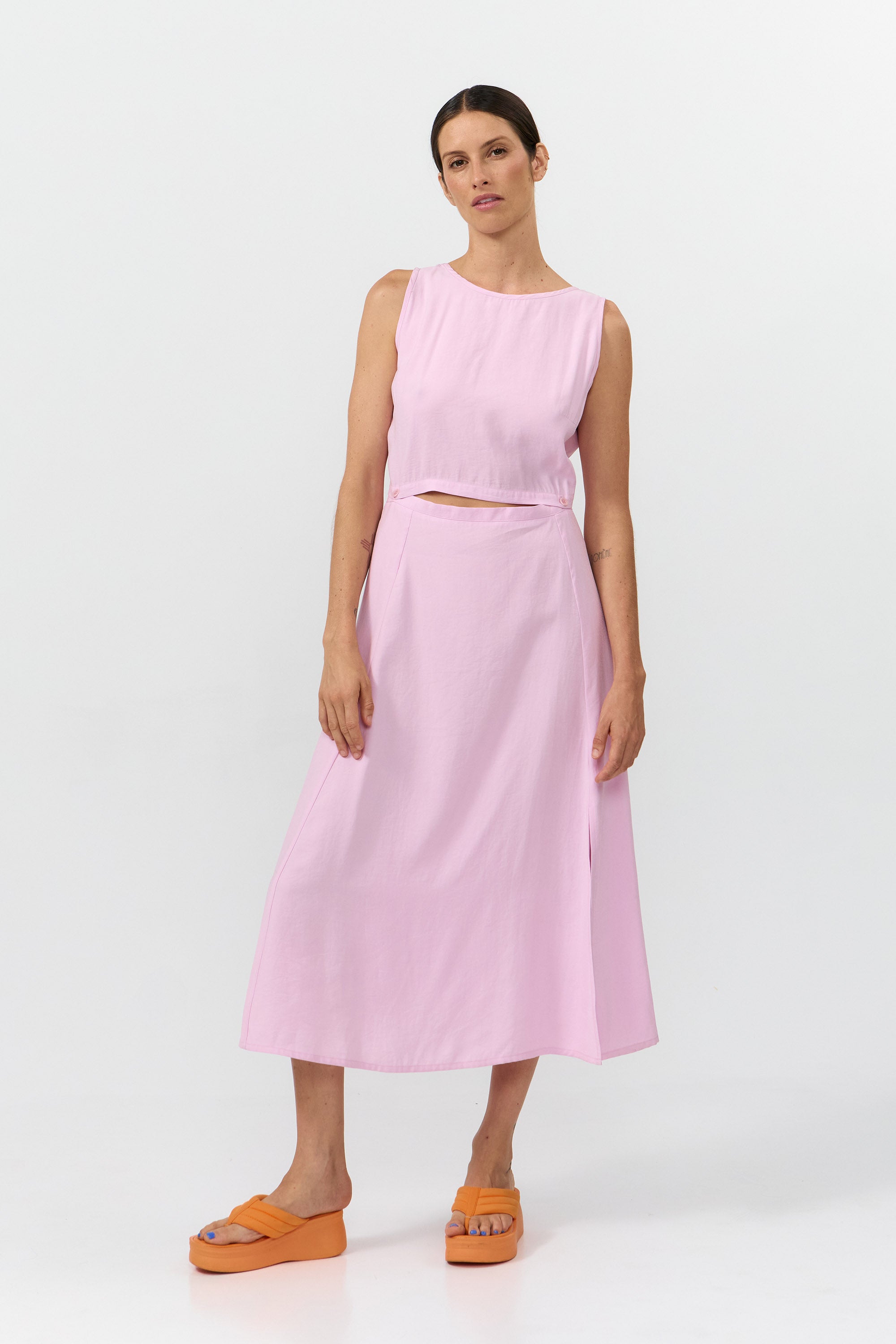 SUITE13LAB womens vegan Dress Tera Pink