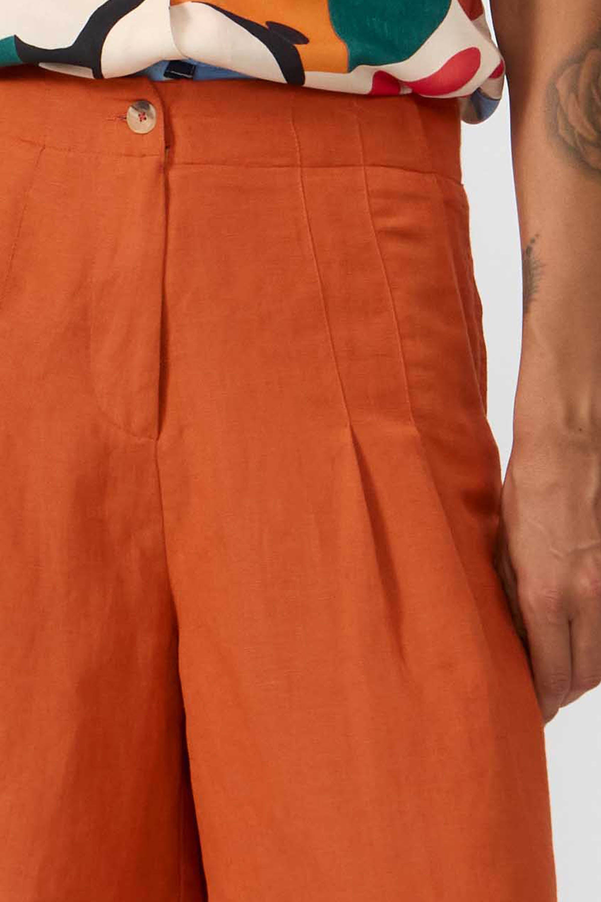 SUITE13LAB womens vegan Shorts Bermuda Salor Henna