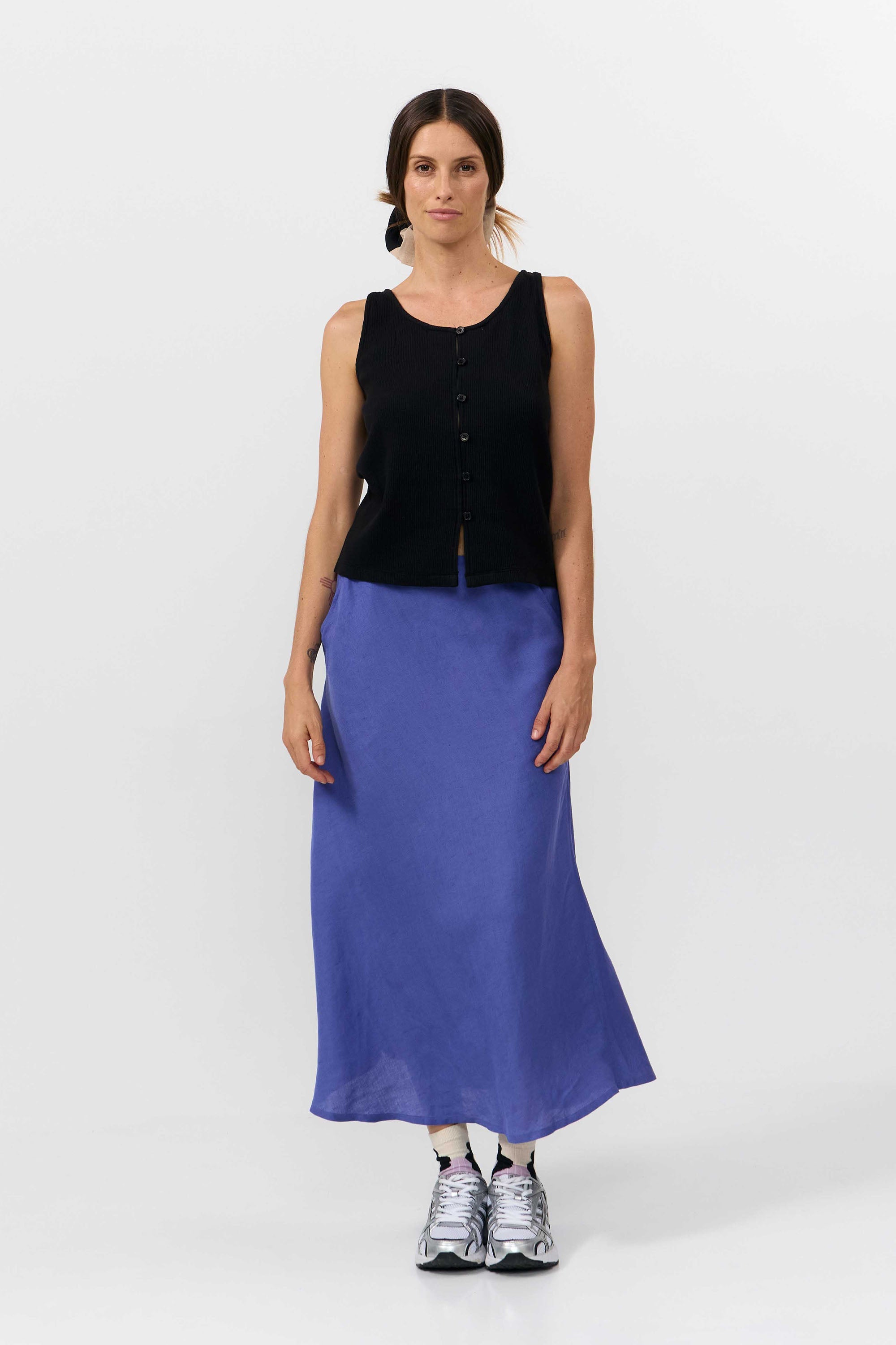 SUITE13LAB womens vegan Top Nogales Black