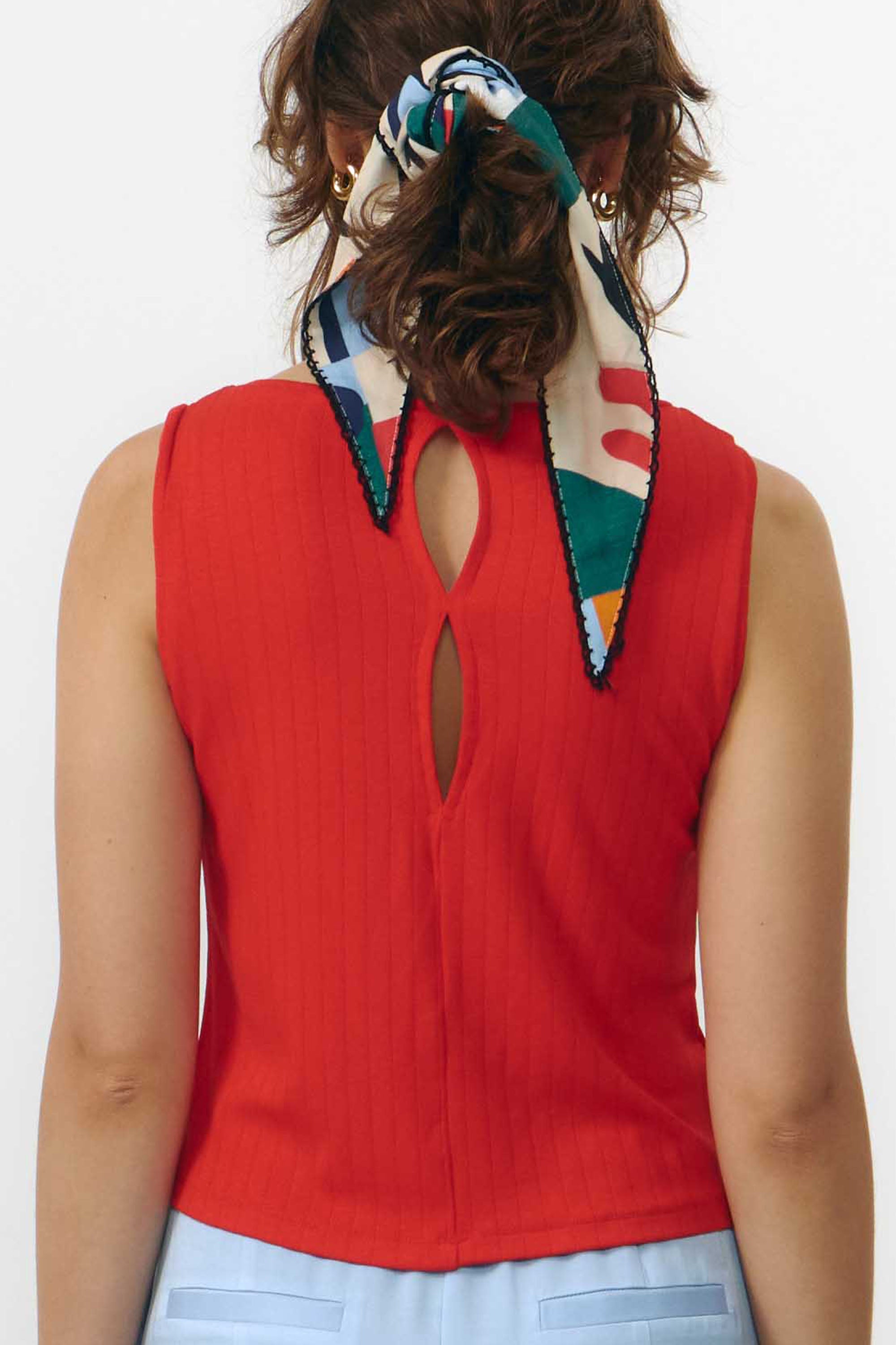 Image of SUITE13LAB dames vegan Top MiÃ±o Rood