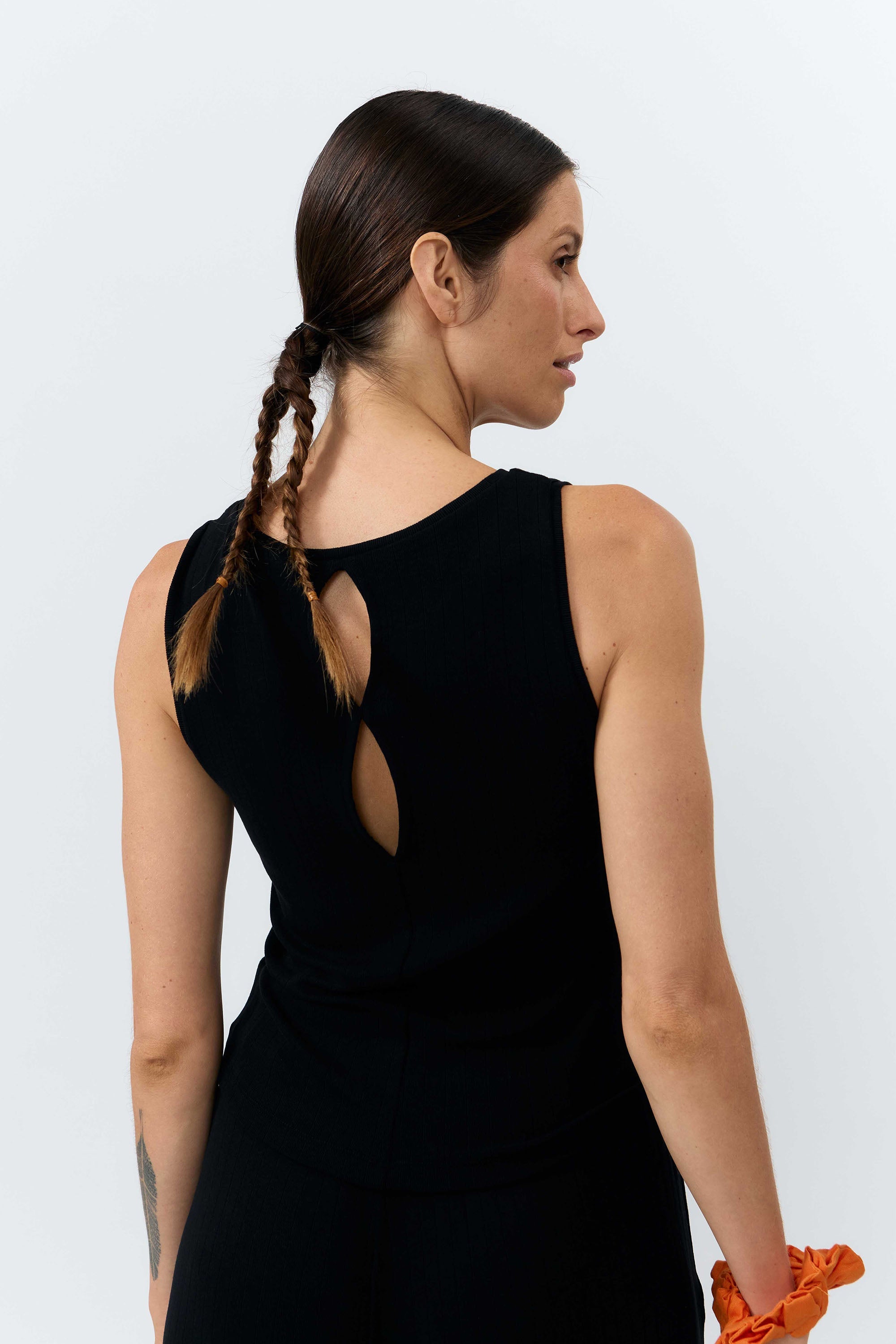 Image of SUITE13LAB dames vegan Top MiÃ±o Zwart