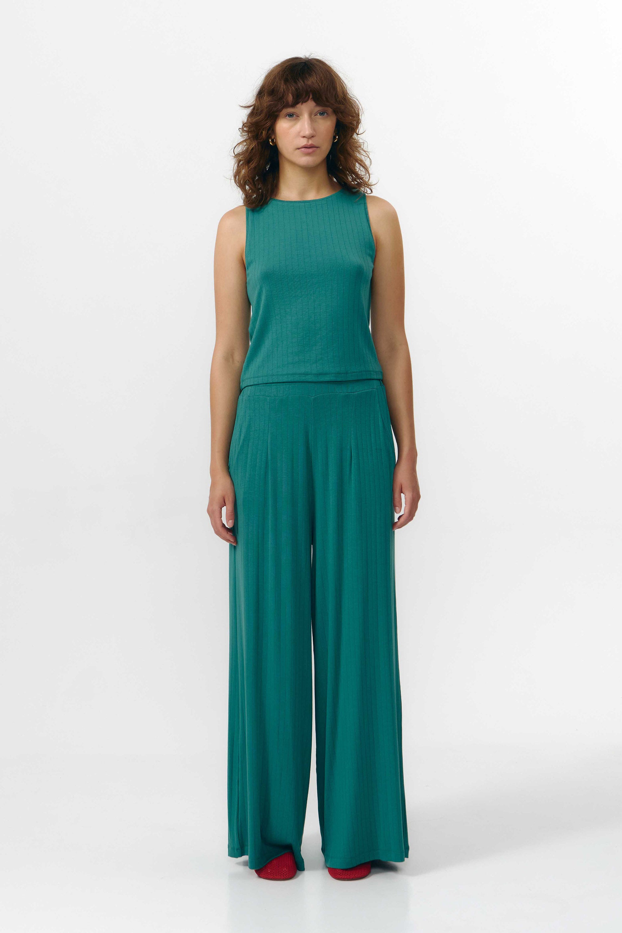 SUITE13LAB womens vegan Pants Yala Teal