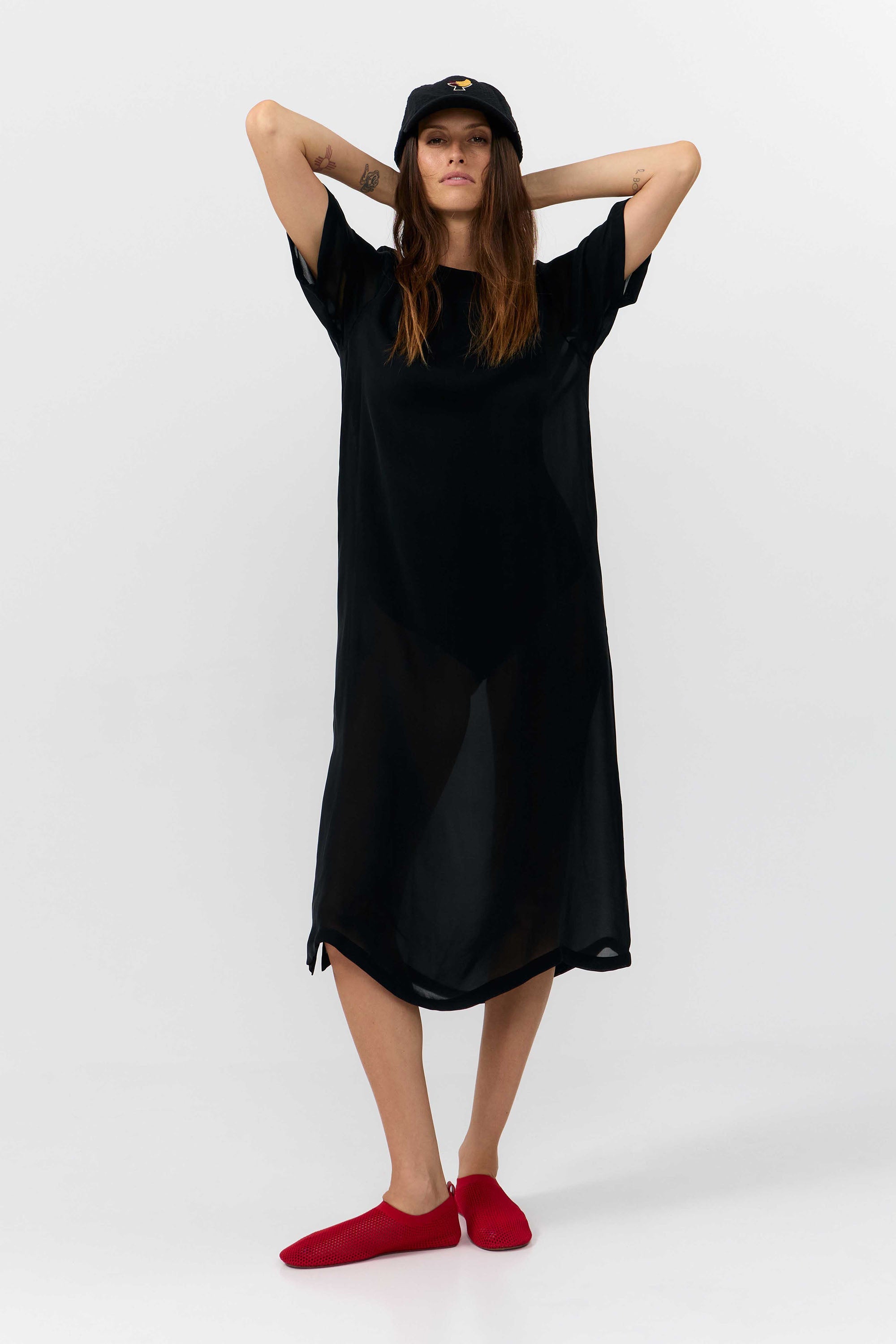 SUITE13LAB womens vegan Dress Jordan Black