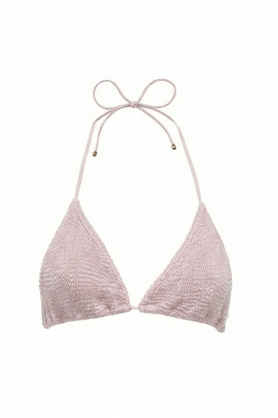 CALAMOON womens vegan Top Triangle Pale Pink