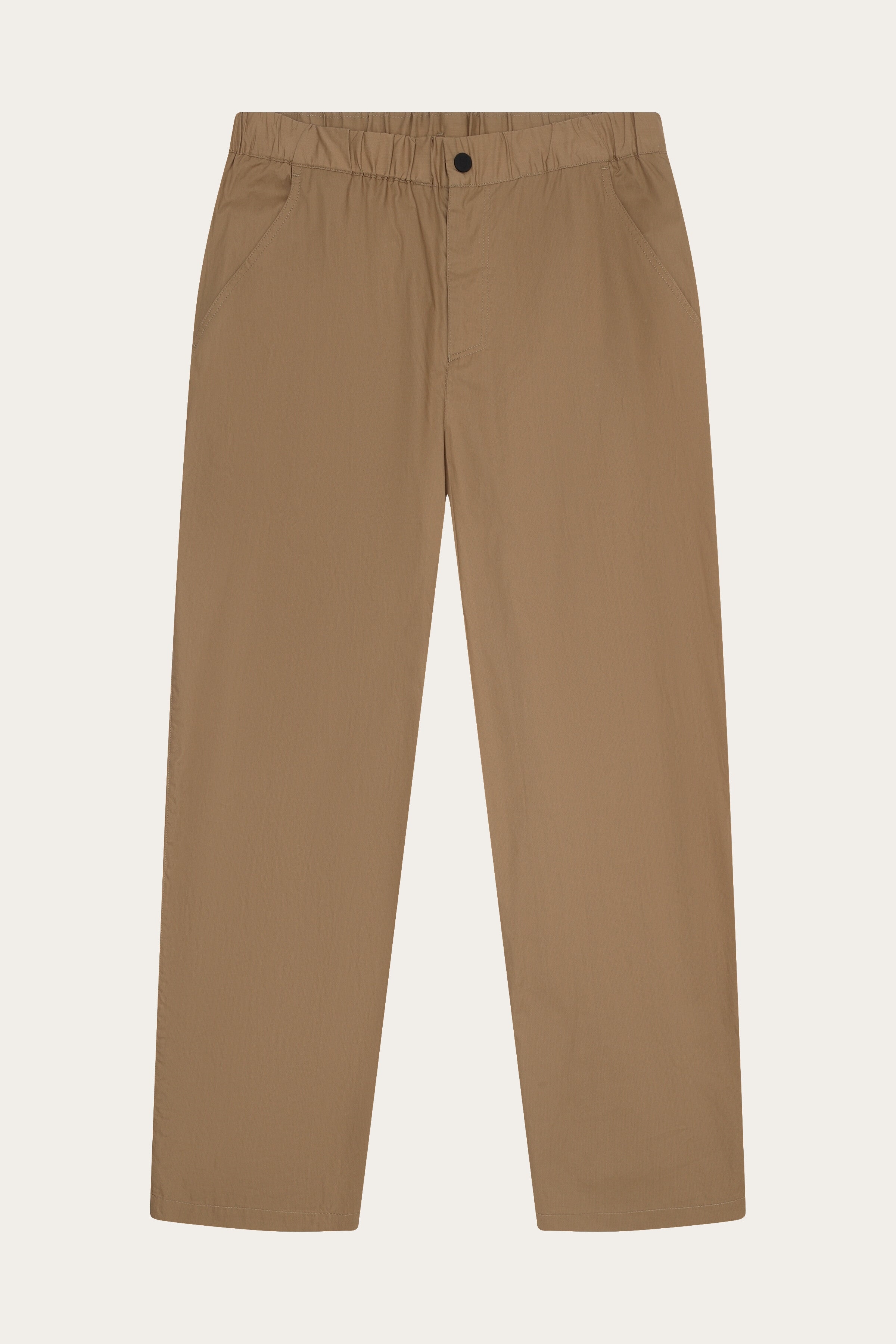 Image of KnowledgeCotton Apparel mannen vegan Broek Storm Relaxed Vent Ripstop 90 Tuffet Bruin