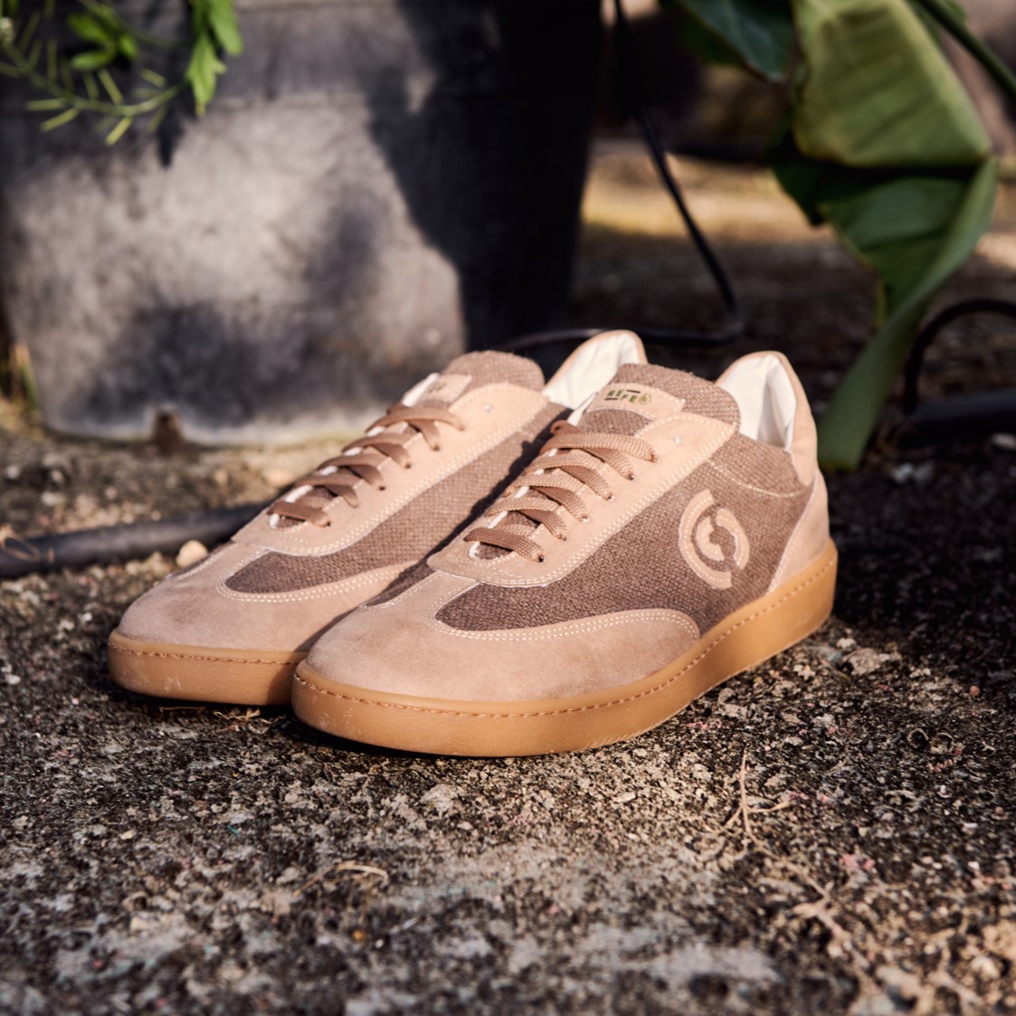 Risorse Future men vegan Sneakers Zenit Hemp Hazelnut Brown