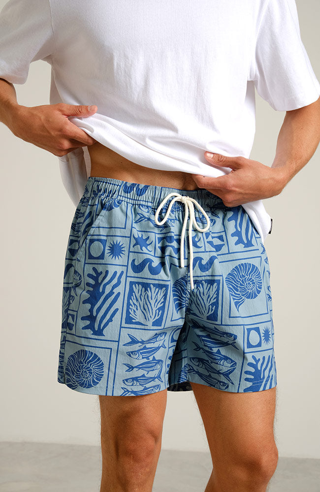 Image of DEDICATED mannen vegan Zwemshort Birka Oceaanblauw