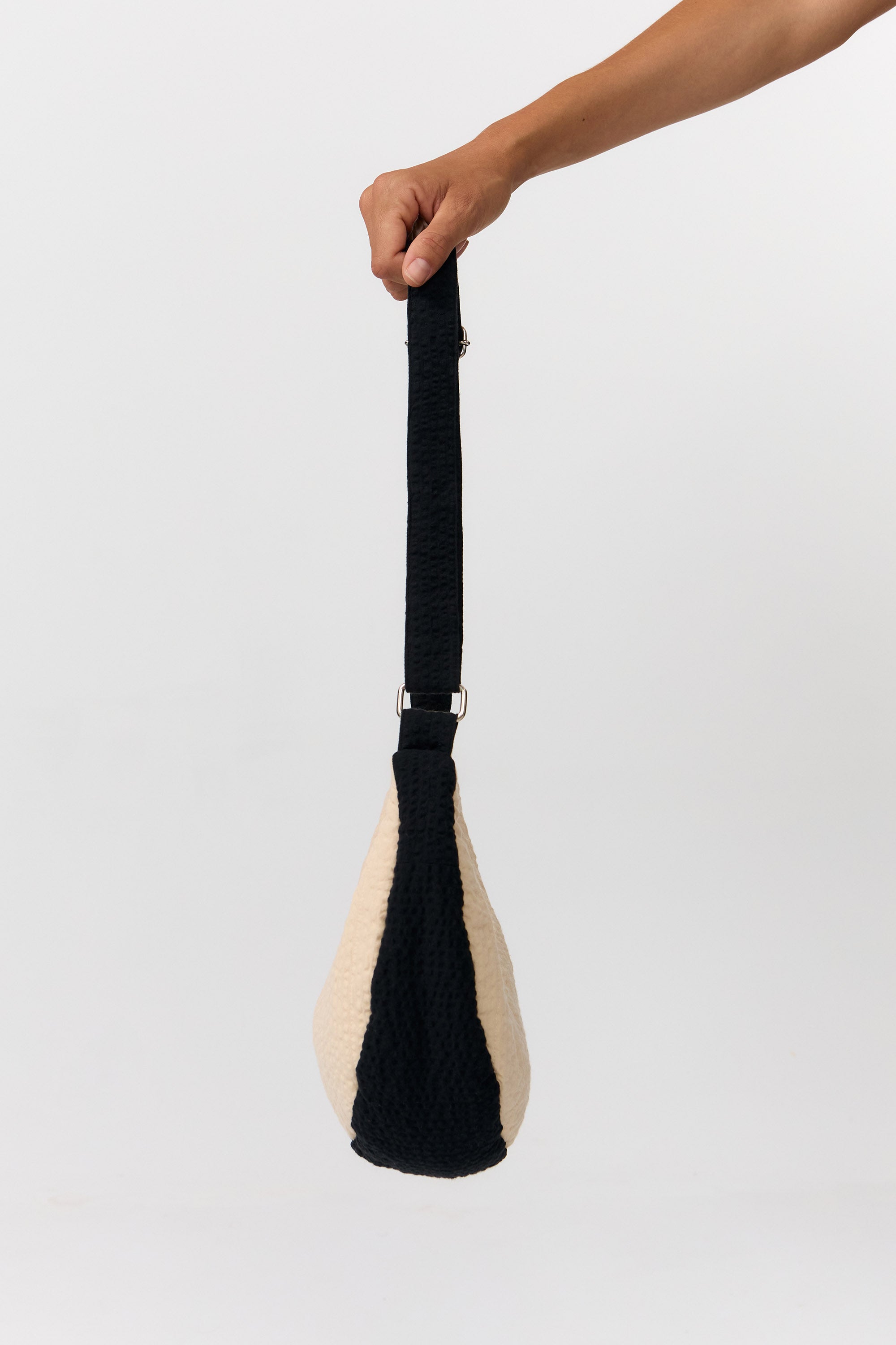 SUITE13LAB Moonbag Janno Bicolor Beige/Zwart