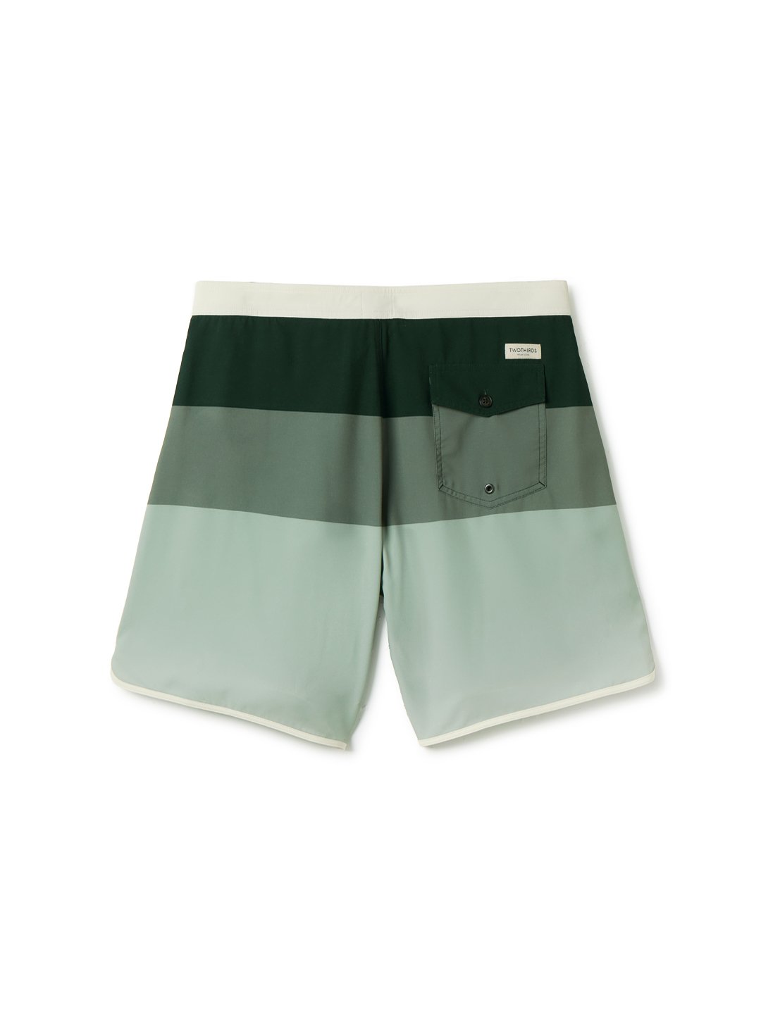 TWOTHIRDS men vegan Shorts Ouen Green Colour Block